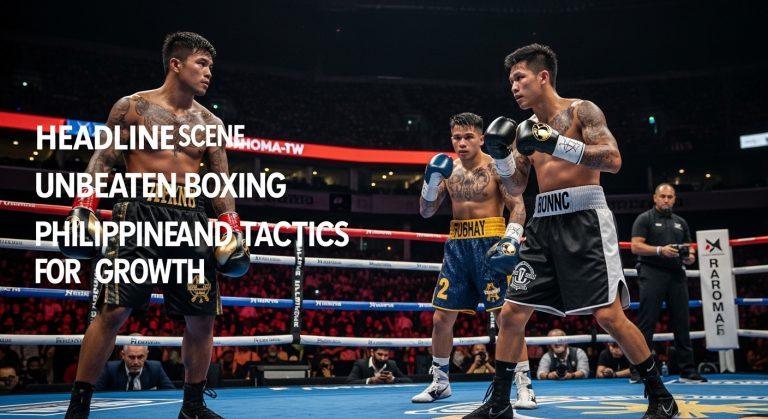 Filipino boxers training in a Manila gym, focus and discipline in motion