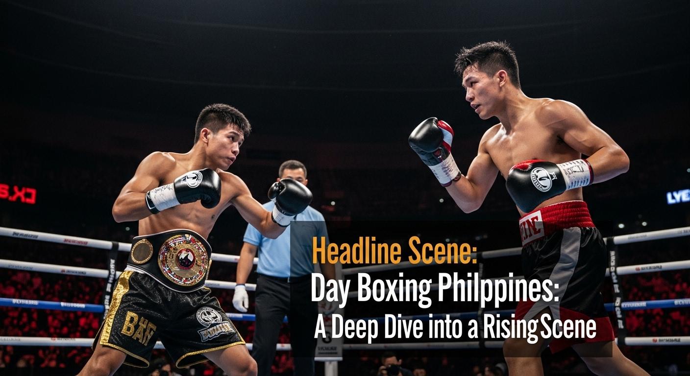 Philippine boxing gym training session showing grassroots scene