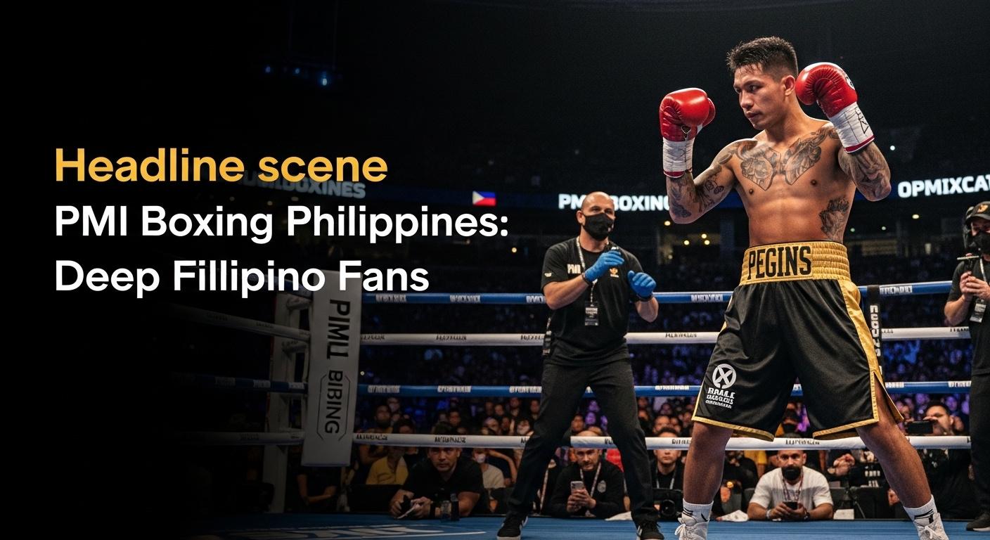 Filipino boxer in a PMI Boxing Philippines event.